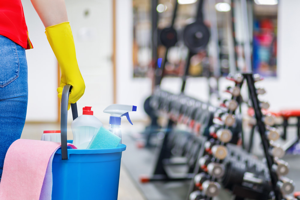 Who provides comprehensive gym cleaning services in Baltimore